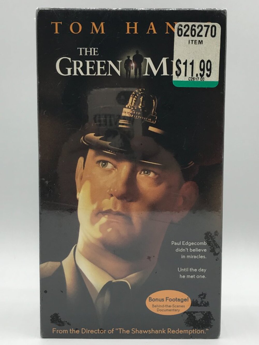 Dual Cassette The Green Mile 1999 VHS VCR Video Tape Movie New Sealed
